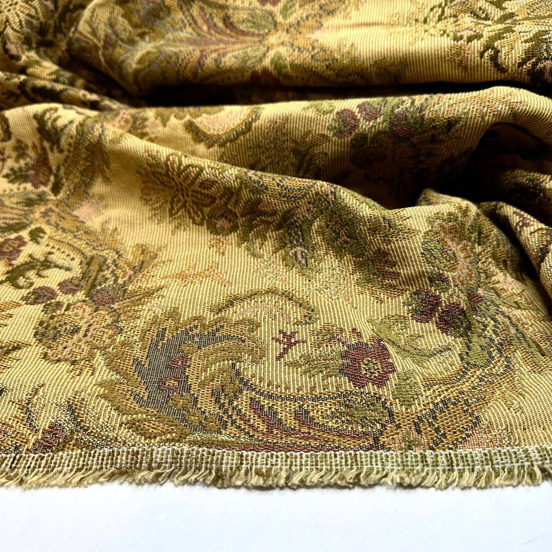 Feeling Regal - Tapestry Weave Poly Woven - Multi Floral - 1M Bundle