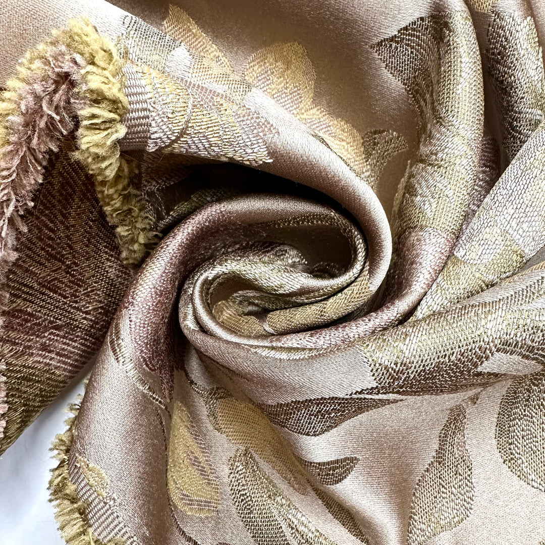 Subtle Chic - Tapestry Weave Poly Woven - Gold Multi Floral - 1.9M Bundle