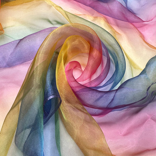UB - Unicorn Beam - Organza Poly Woven - Multi - 1M Bundle