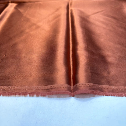 Distracted By Shiny Things - Satin Poly Woven - Brown/Copper - 1.5M Bundle