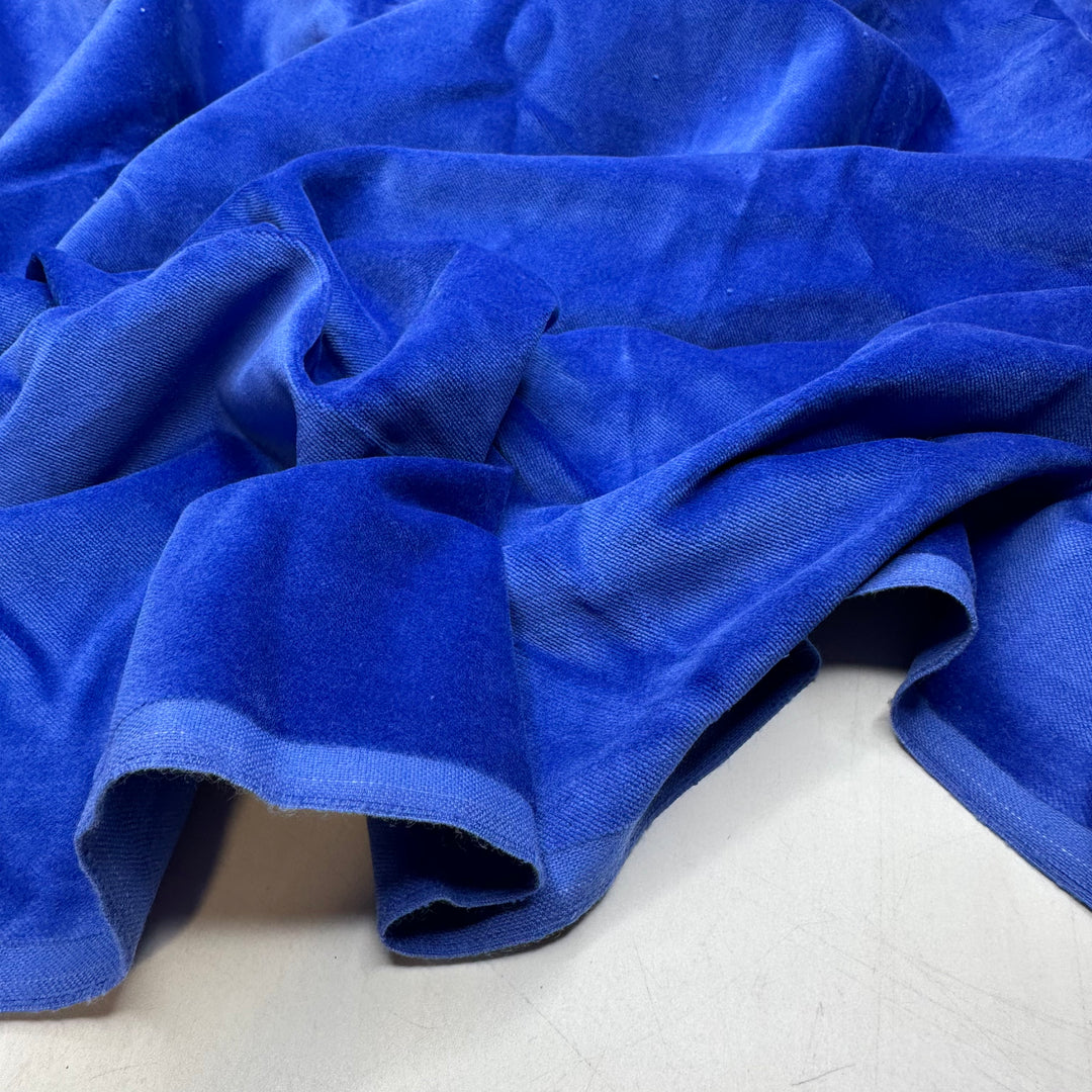 Cuddling Stitch - Velvet Cotton Woven - Blue - 3.6M Bundle