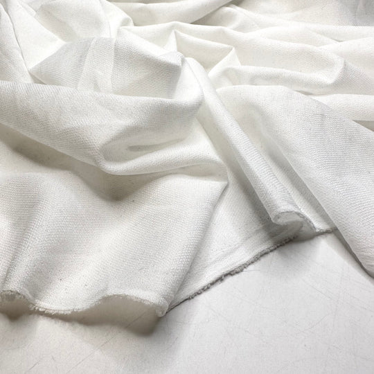 Peter Rabbits Fluffy Tail - Interfacing Poly Knit - White - 1.7M Bundle