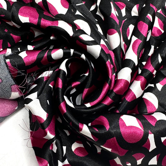 Groovy Baby - Sateen Poly Woven - Multi Abstract - 0.7M Bundle