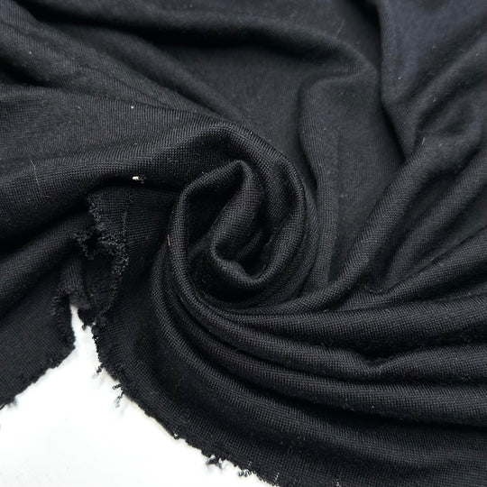 Kitten Fur - Jersey Bamboo/Cotton Knit - Black - 2M Bundle