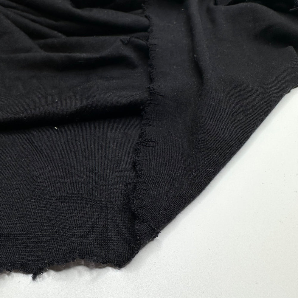 Kitten Fur - Jersey Bamboo/Cotton Knit - Black - 2M Bundle