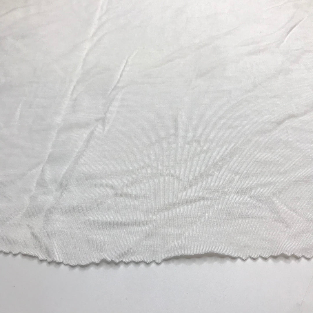 Freshly Fallen Snow - Brushed Jersey Polyester Blend Knit - White - 1.1M Bundle