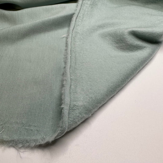 Eucalyptus Leaf - Brushed Jersey Fleece Bamboo/Organic Cotton Knit - Light Green/Mint - 2.8M Bundle