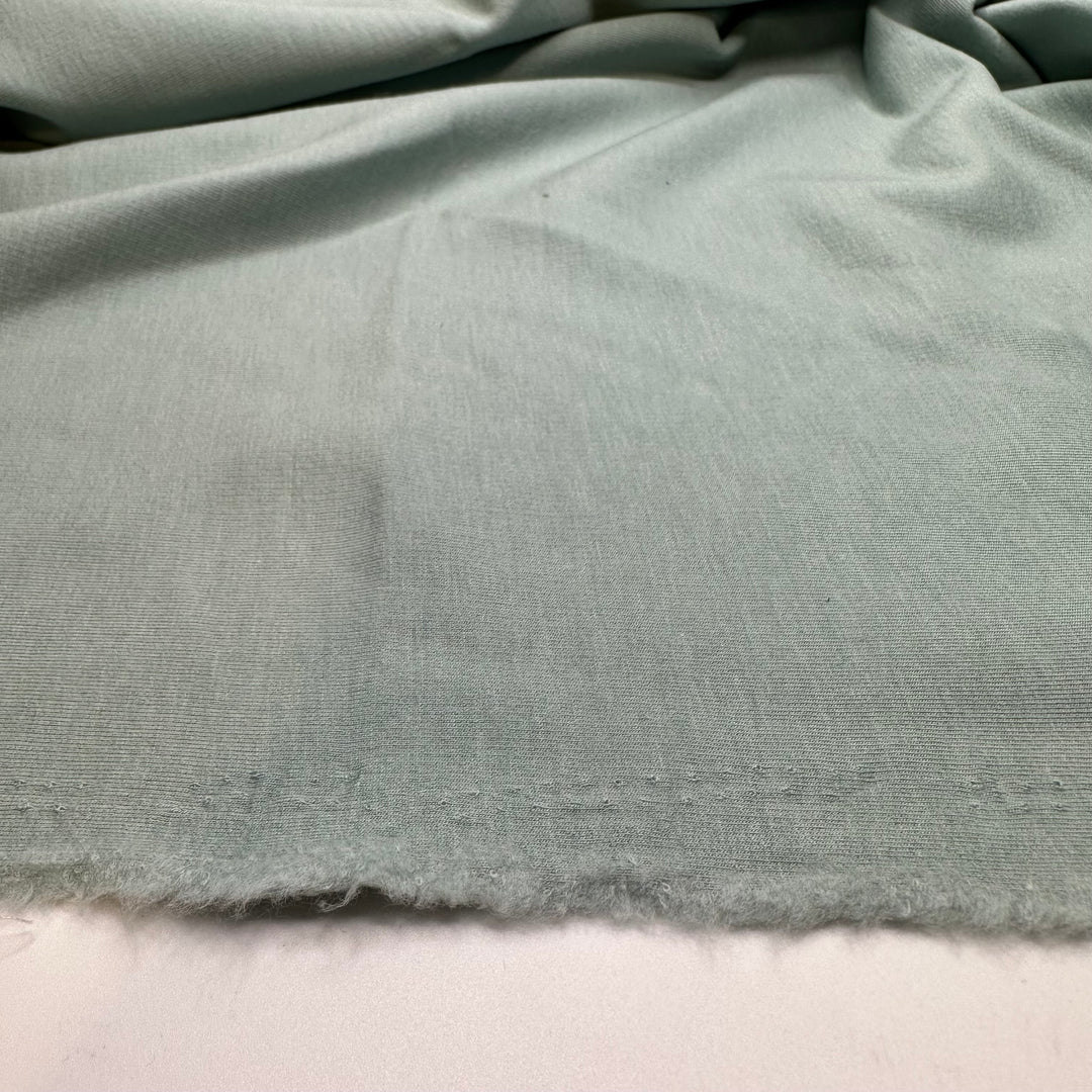 Eucalyptus Leaf - Brushed Jersey Fleece Bamboo/Organic Cotton Knit - Light Green/Mint - 2.8M Bundle