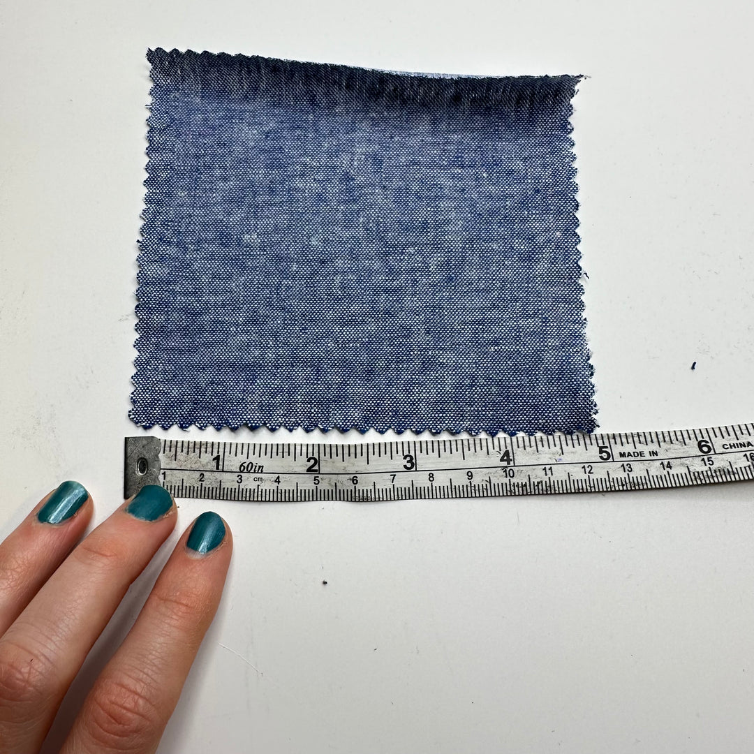 Pack Of 70 Denim Like Patches - Cotton Woven - Blue/Denim - 0.11M Bundle