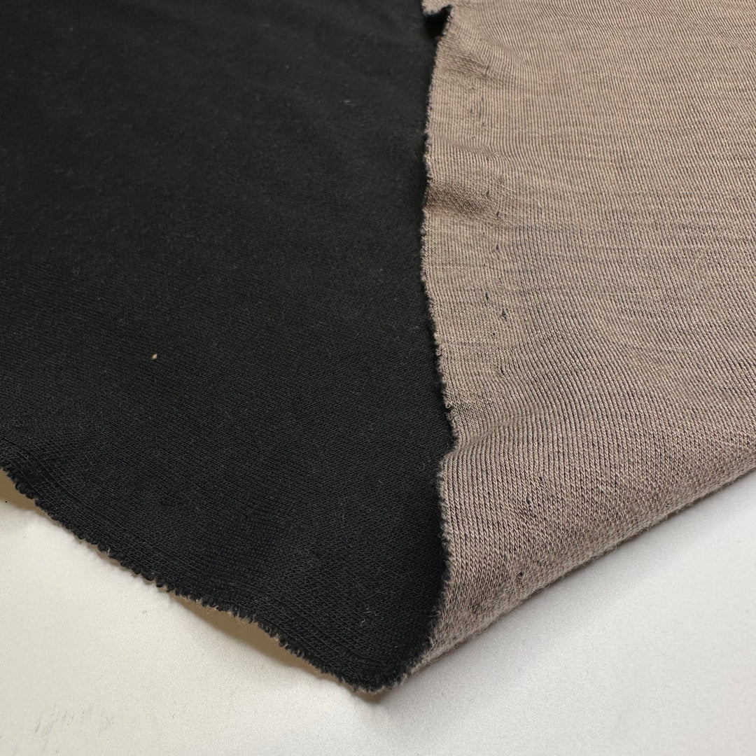 Struck Gold - Double Cloth Knit Wool  - Black/Brown - Bundles