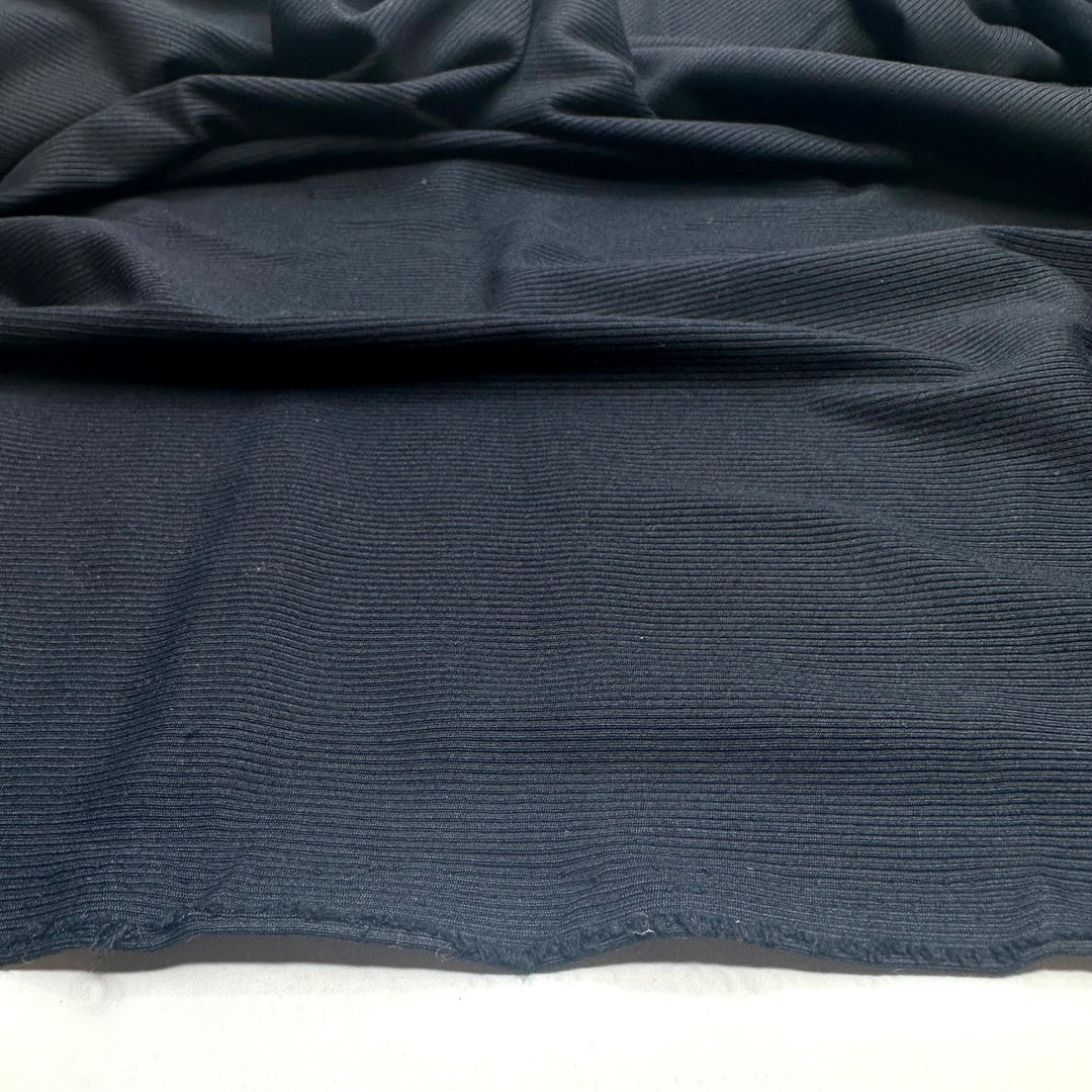 Rib Knit Knot - Rib Knit Poly Knit - Black - 1.7M Bundle