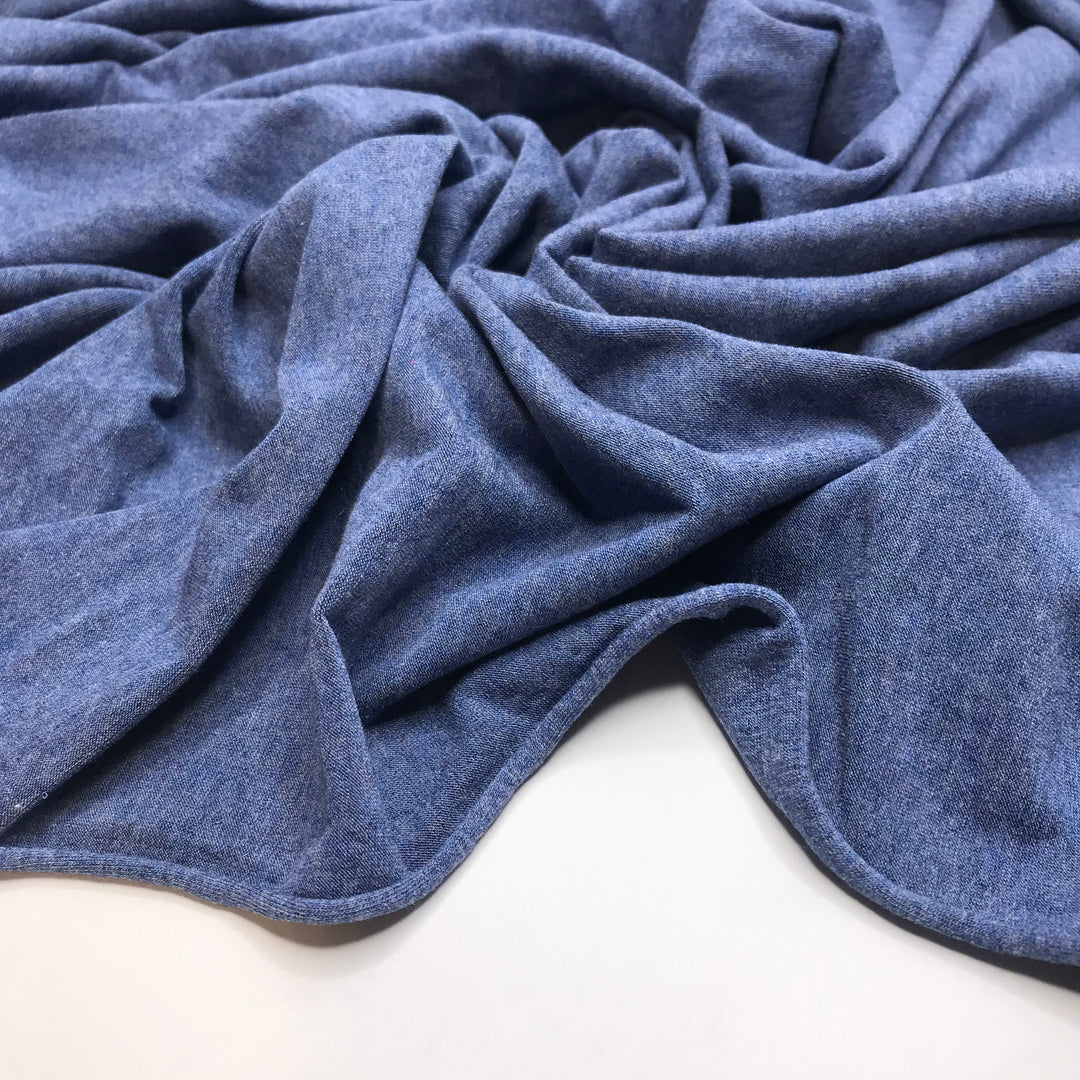 Blueberry Pie Of My Eye - Jersey Poly/Tencel Knit - Blue - 2M Bundle
