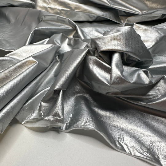 UB - Ball Gown For A Robot - Metallic Poly/Spandex Knit - Silver - 1.65M Bundle