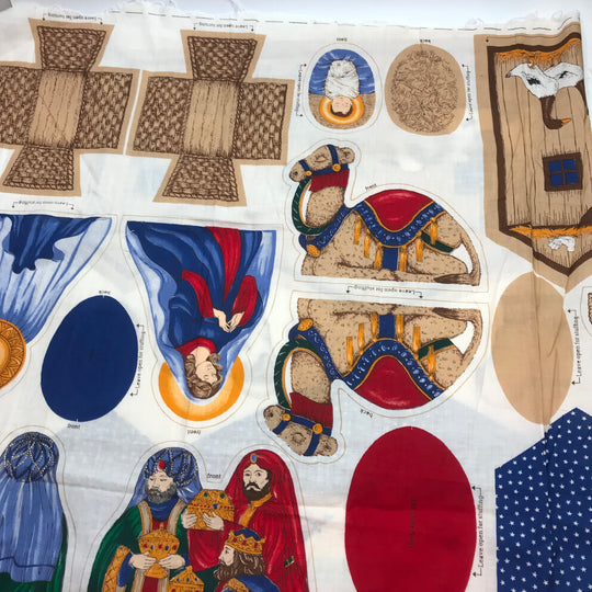 Jesus - Cotton Woven - Multi How To Build A Manger - 0.8M Bundle