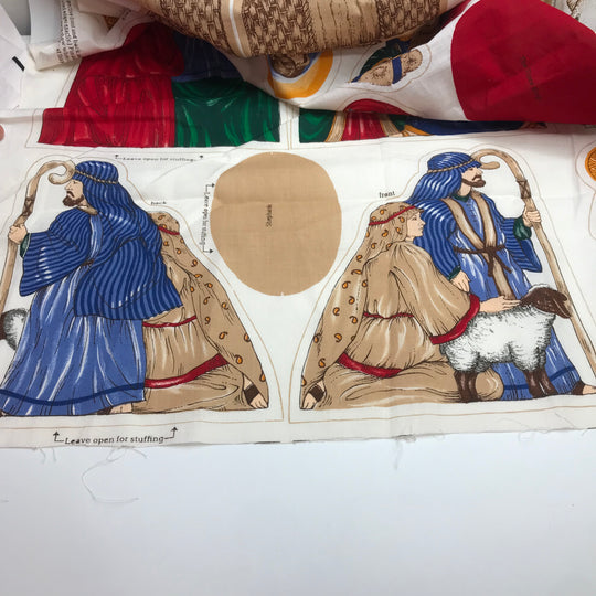 Jesus - Cotton Woven - Multi How To Build A Manger - 0.8M Bundle