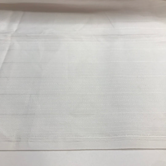 An Absolute Snowflake - Poly Woven - White Stripes - 1M Bundle