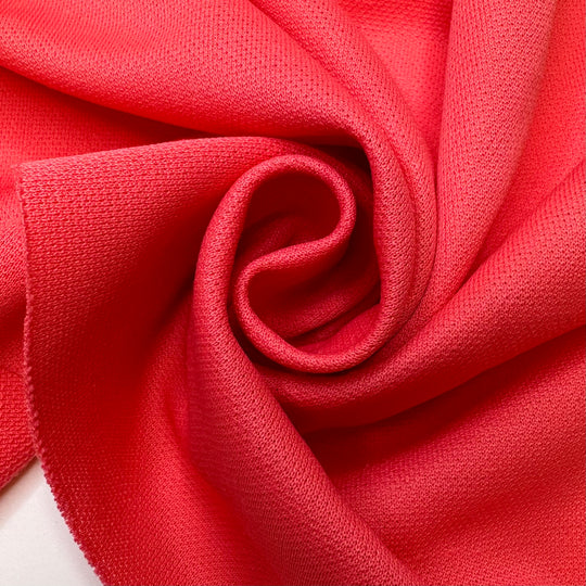 Appley Ever After - Jersey Poly Knit - Light Red - 2.1M Bundle