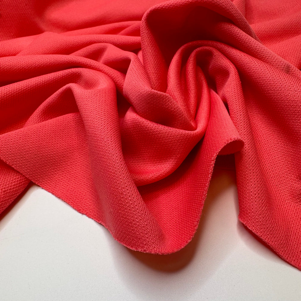 Appley Ever After - Jersey Poly Knit - Light Red - 2.1M Bundle