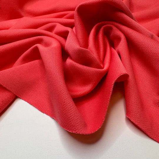 Appley Ever After - Jersey Poly Knit - Light Red - 2.1M Bundle