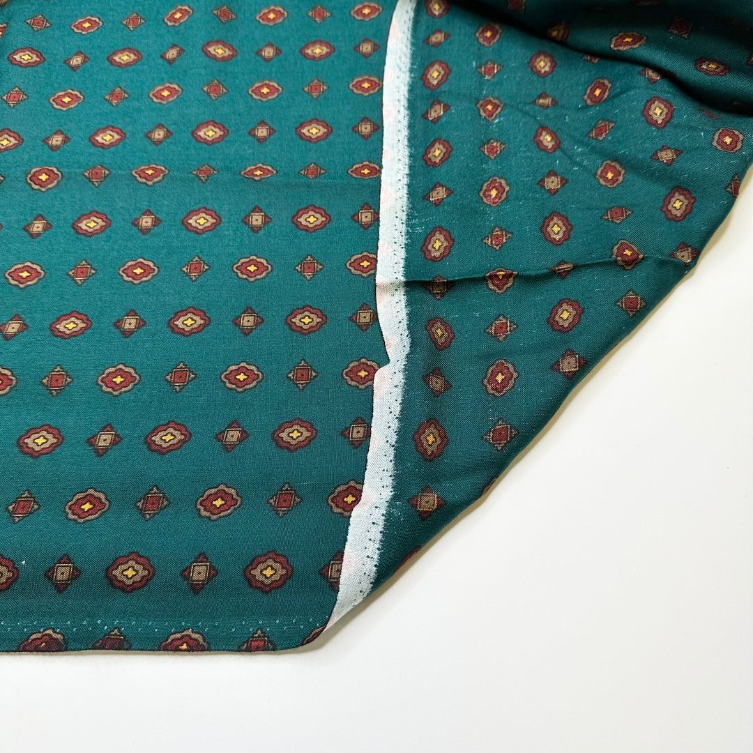 Euphonious - Cotton Woven - Green/Silver Geometric - 2.3M Bundle