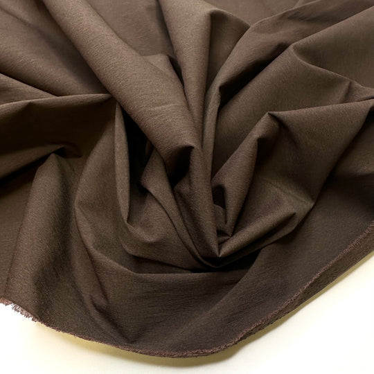 Autumnity - Polyester Blend Woven - Dark Brown - 2.6M Bundle