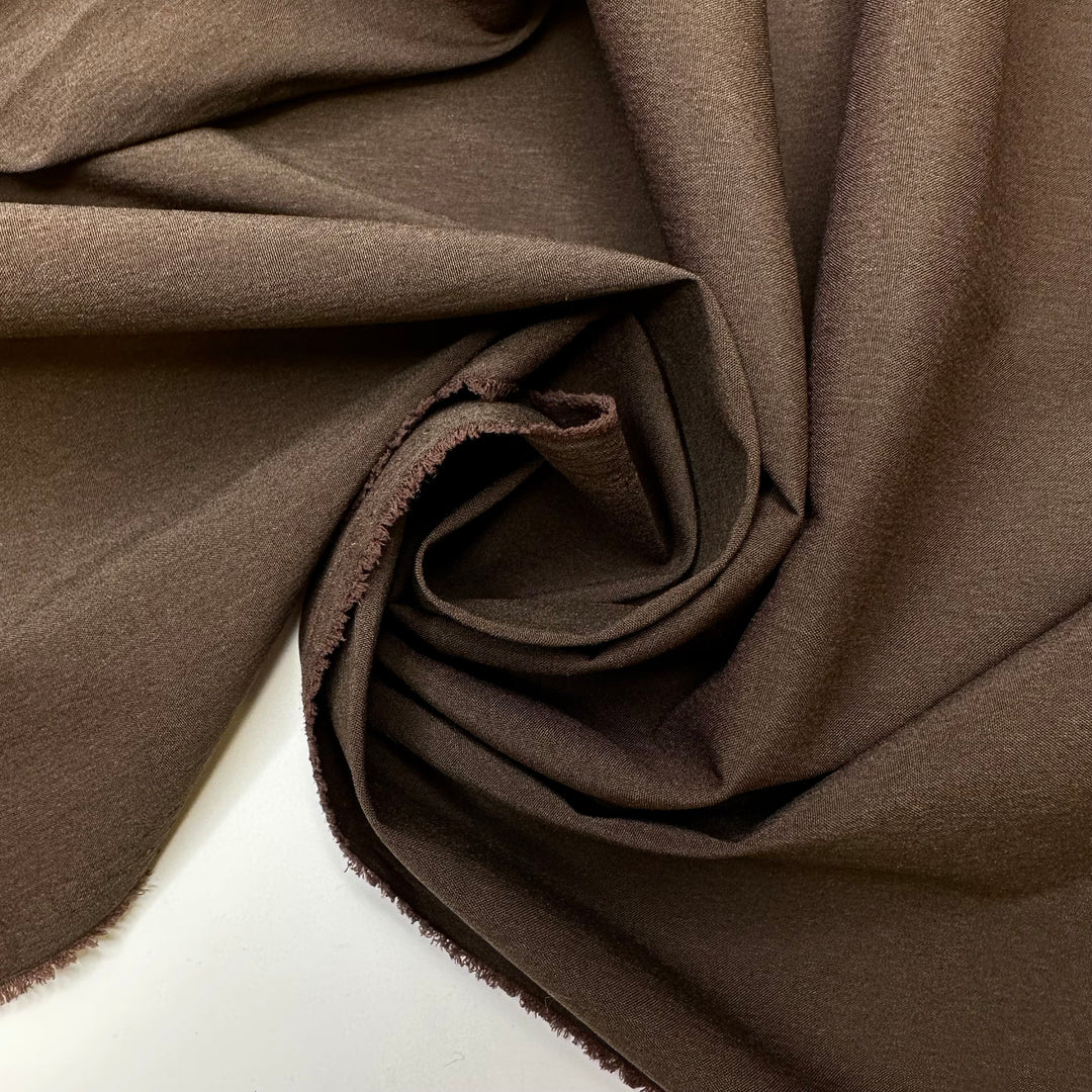 Autumnity - Polyester Blend Woven - Dark Brown - 2.6M Bundle
