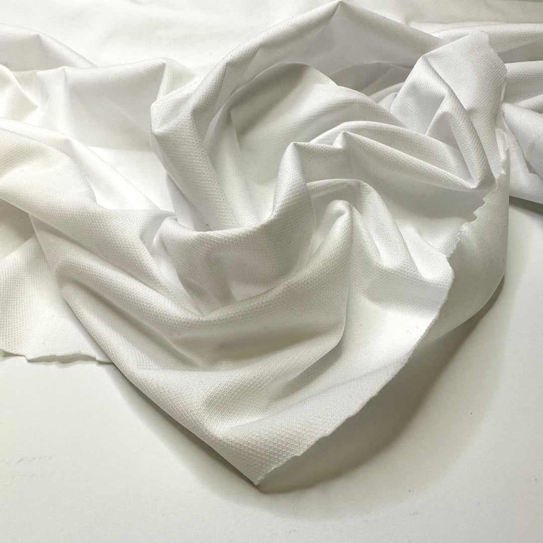 Hibernaculum - Brushed 1 Side Double Cloth Weave Poly/Nylon Woven - White - 1.2M Bundle