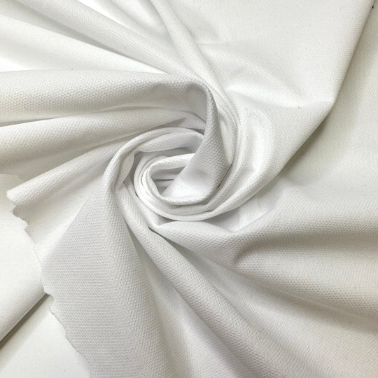 Hibernaculum - Brushed 1 Side Double Cloth Weave Poly/Nylon Woven - White - 1.2M Bundle
