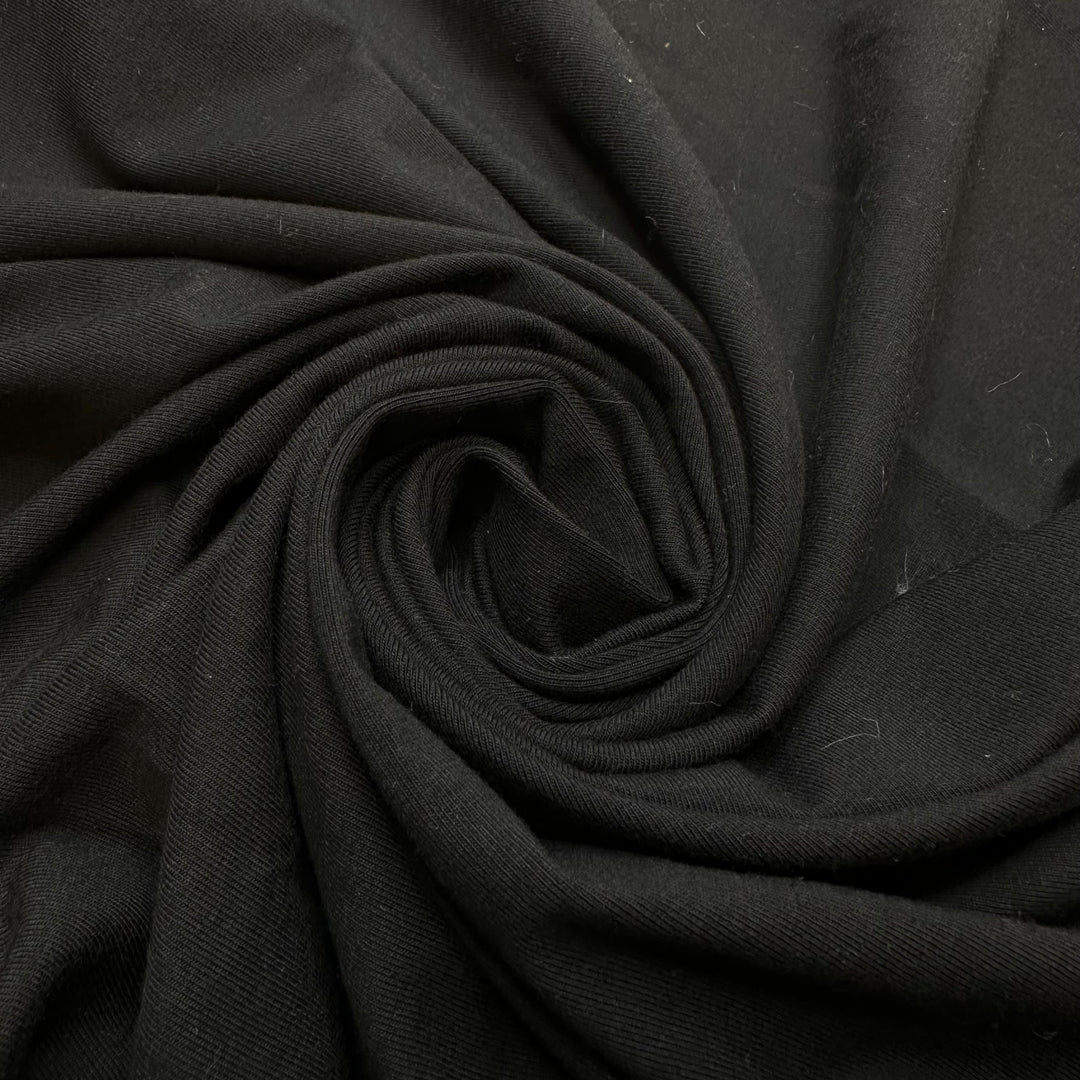 Chimney Soot - Cotton Blend Knit - Black - 4.15M Bundle