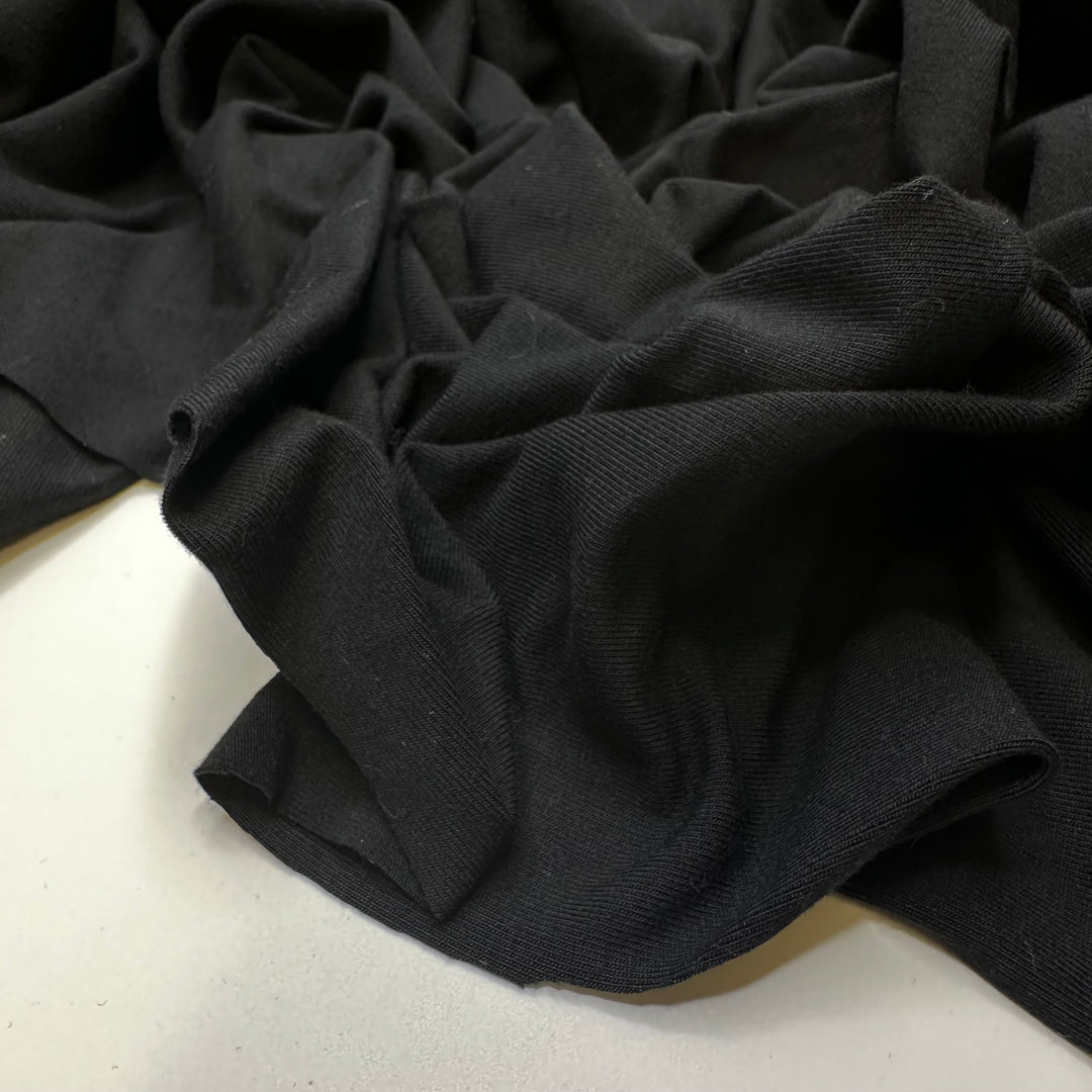 Chimney Soot - Cotton Blend Knit - Black - 4.15M Bundle