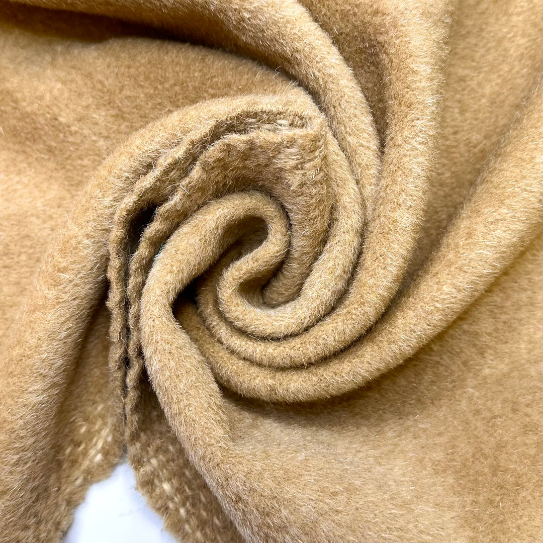 Lions Mane - Faux Fur Double Cloth Weave Synthetic Woven - Beige - 1M Bundle
