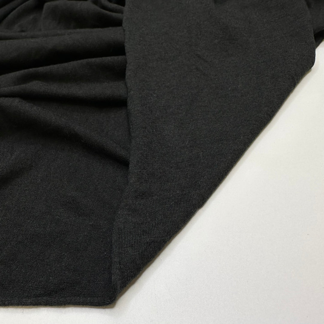 Yule Cat - Jersey Cotton Blend Knit - Black - 2.7M Bundle