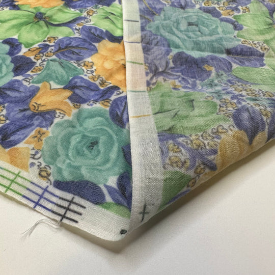 Cleaning Grandmas House - Drapery Finish Cotton Blend Woven - Multi Floral - 3M Bundle