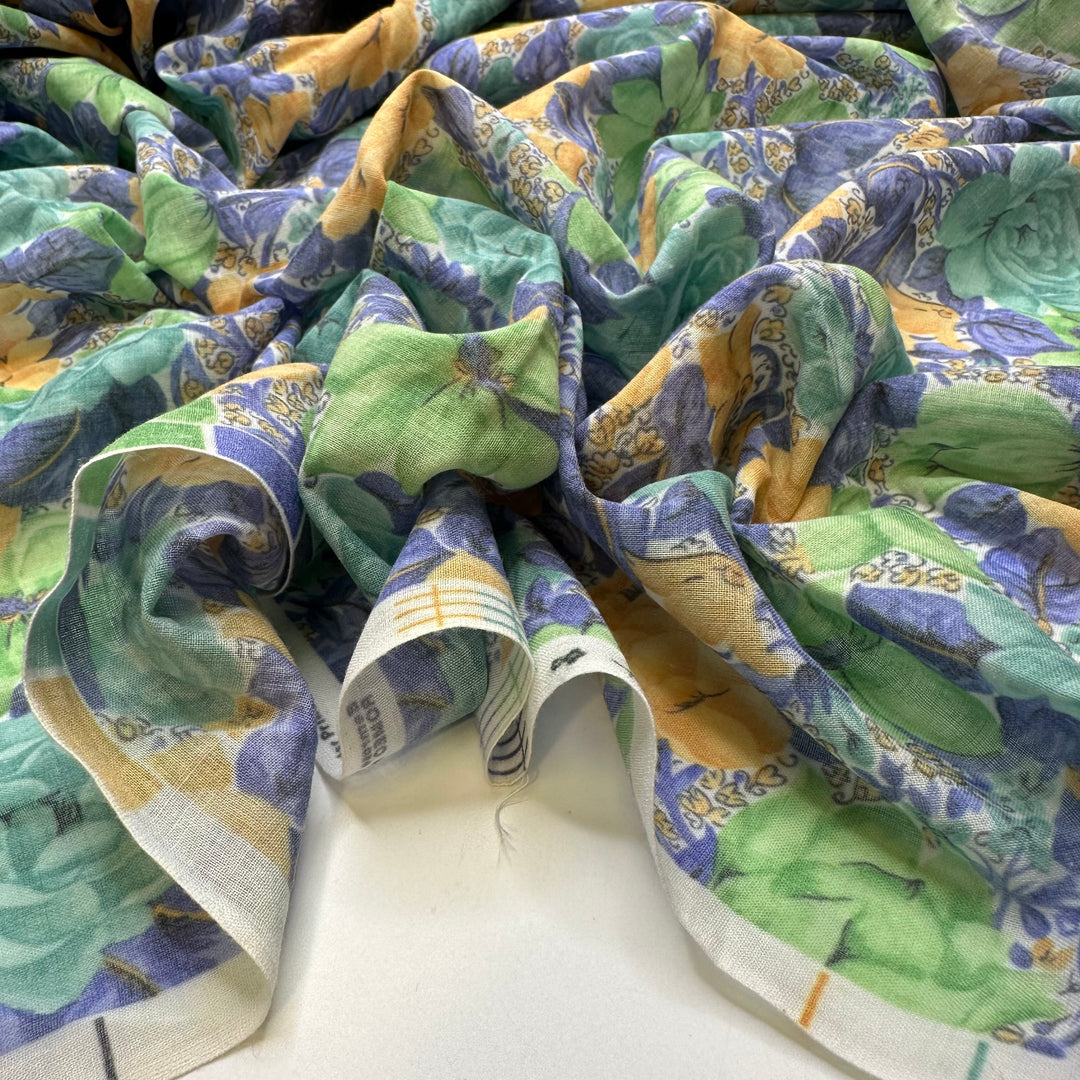 Cleaning Grandmas House - Drapery Finish Cotton Blend Woven - Multi Floral - 3M Bundle