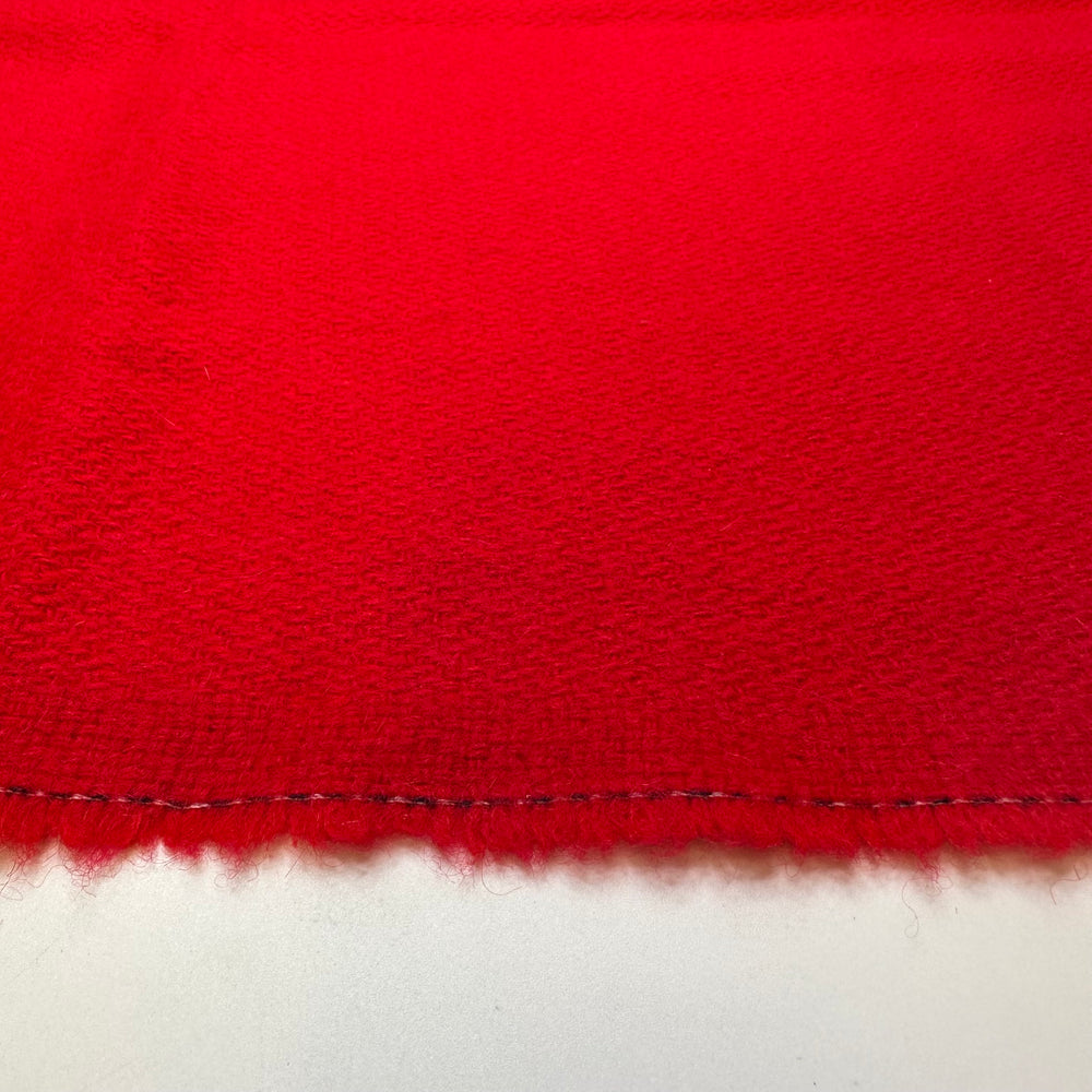 Poinsettia Petals - Brushed Crepe Wool Woven - Red - 1.55M Bundle