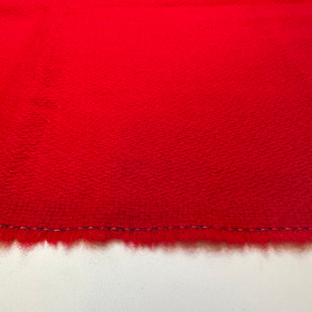 Poinsettia Petals - Brushed Crepe Wool Woven - Red - 1.55M Bundle
