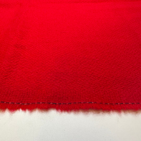 Poinsettia Petals - Brushed Crepe Wool Woven - Red - 1.55M Bundle