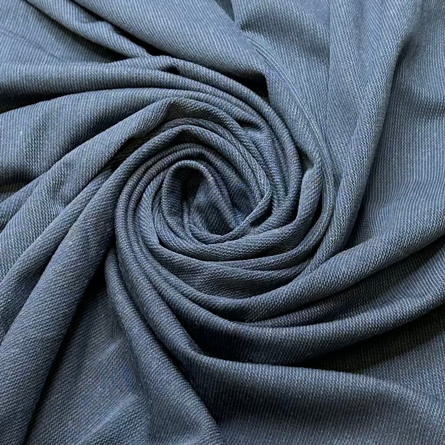 Dark Skies - Cotton/Poly Knit - Light Navy - 1M Bundle