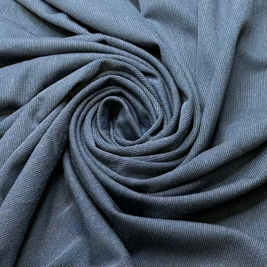 Dark Skies - Cotton/Poly Knit - Light Navy - 1M Bundle