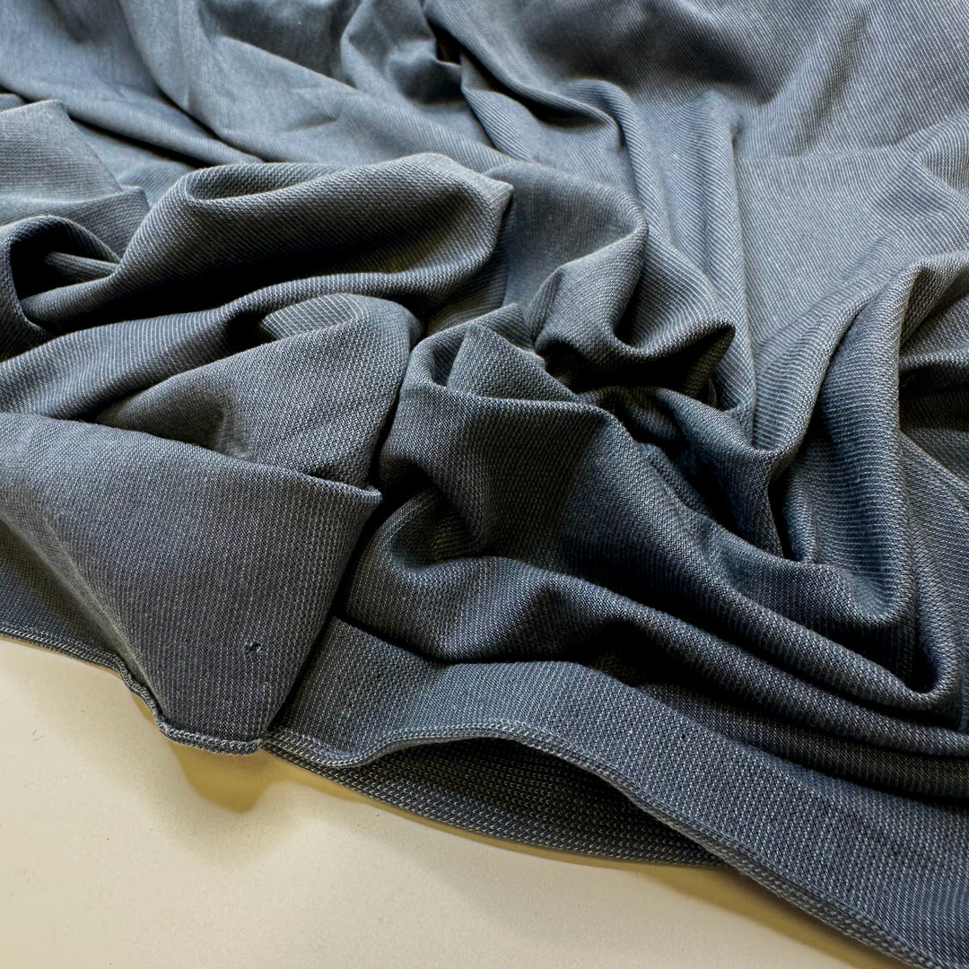 Dark Skies - Cotton/Poly Knit - Light Navy - 1M Bundle