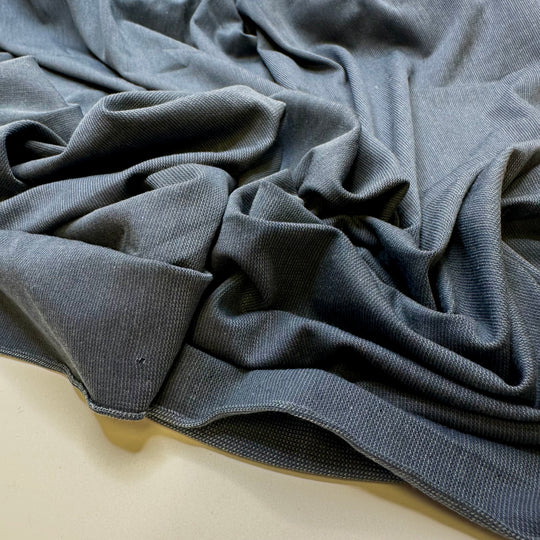 Dark Skies - Cotton/Poly Knit - Light Navy - 1M Bundle