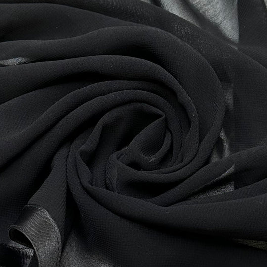 Dimly Lit Dance Floor - Chiffon Synthetic Blend Woven - Black - 2.05M Bundle
