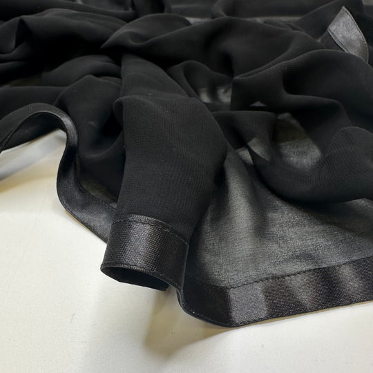Dimly Lit Dance Floor - Chiffon Synthetic Blend Woven - Black - 2.05M Bundle