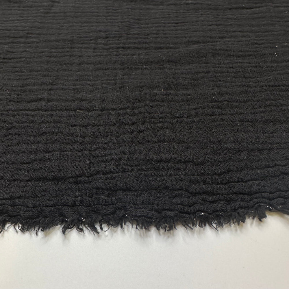 Bumpy Roads - Cotton Woven - Black - 1.35M Bundle