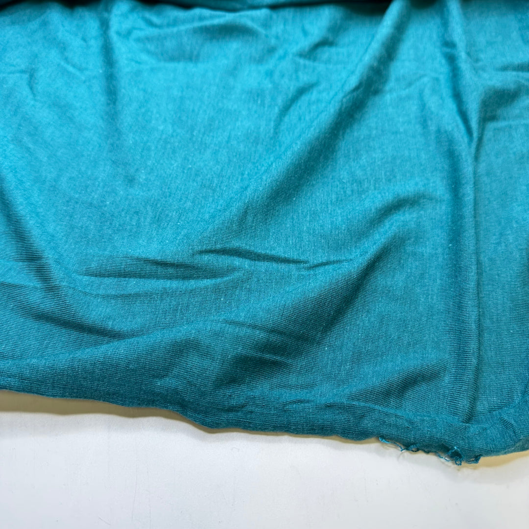 Light Among The Seaweed - Jersey Bamboo Blend Knit - Green Teal - 3.15M Bundle
