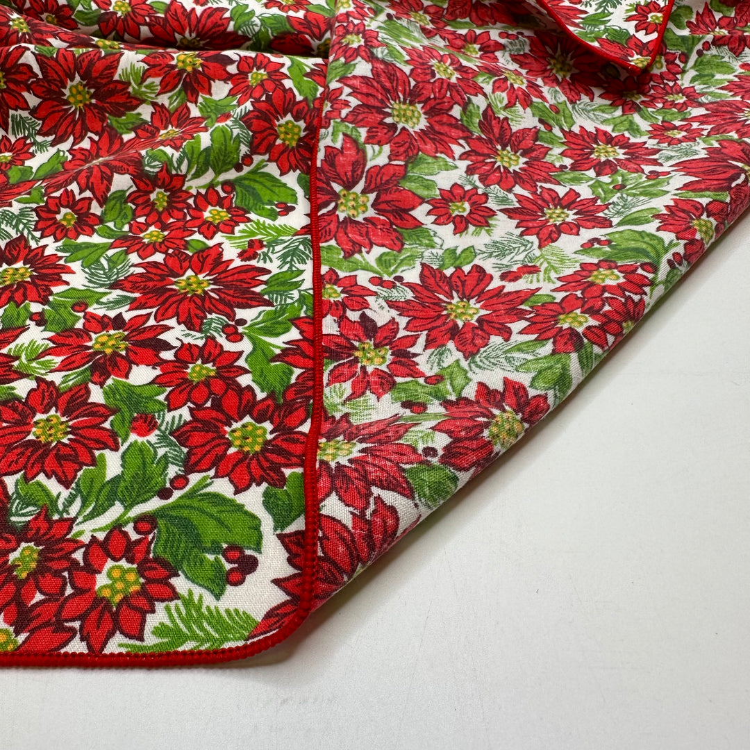 I See Your Poinsettia - Cotton Woven - Multi Floral - 1.7M Bundle