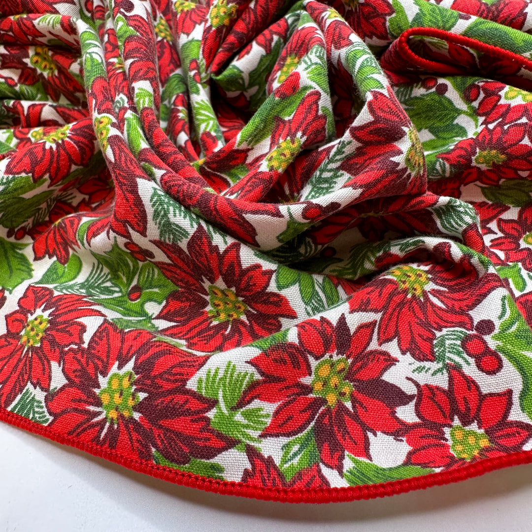 I See Your Poinsettia - Cotton Woven - Multi Floral - 1.7M Bundle