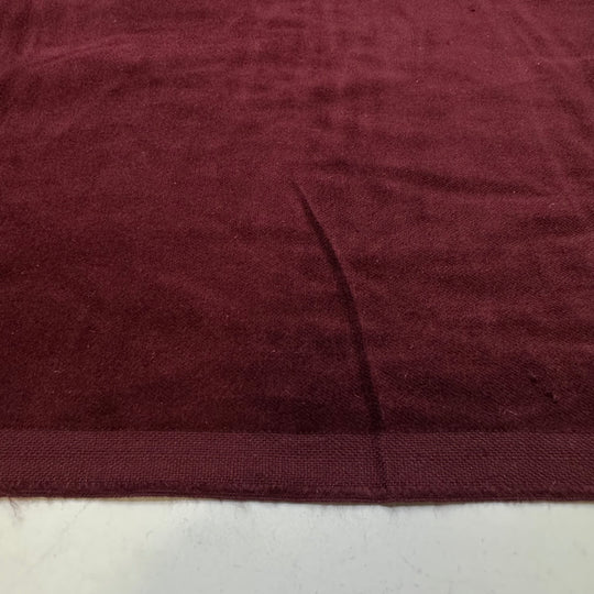 Cabernet Sauvignon - Velvet Cotton Blend Woven - Burgundy - Bundles