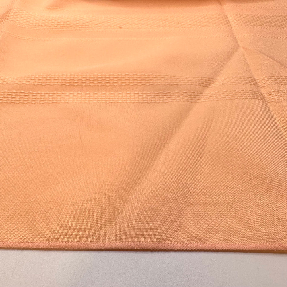 Peach Smoothie - Synthetic Blend Woven - Light Peach Stripes - 2.1M Bundle