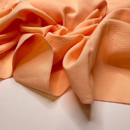 Peach Smoothie - Synthetic Blend Woven - Light Peach Stripes - 2.1M Bundle